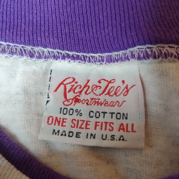 Vintage Gatlinburg Tennessee Hummingbird Single Stitch OSFA T Shirt Gray Nature - Picture 6 of 10